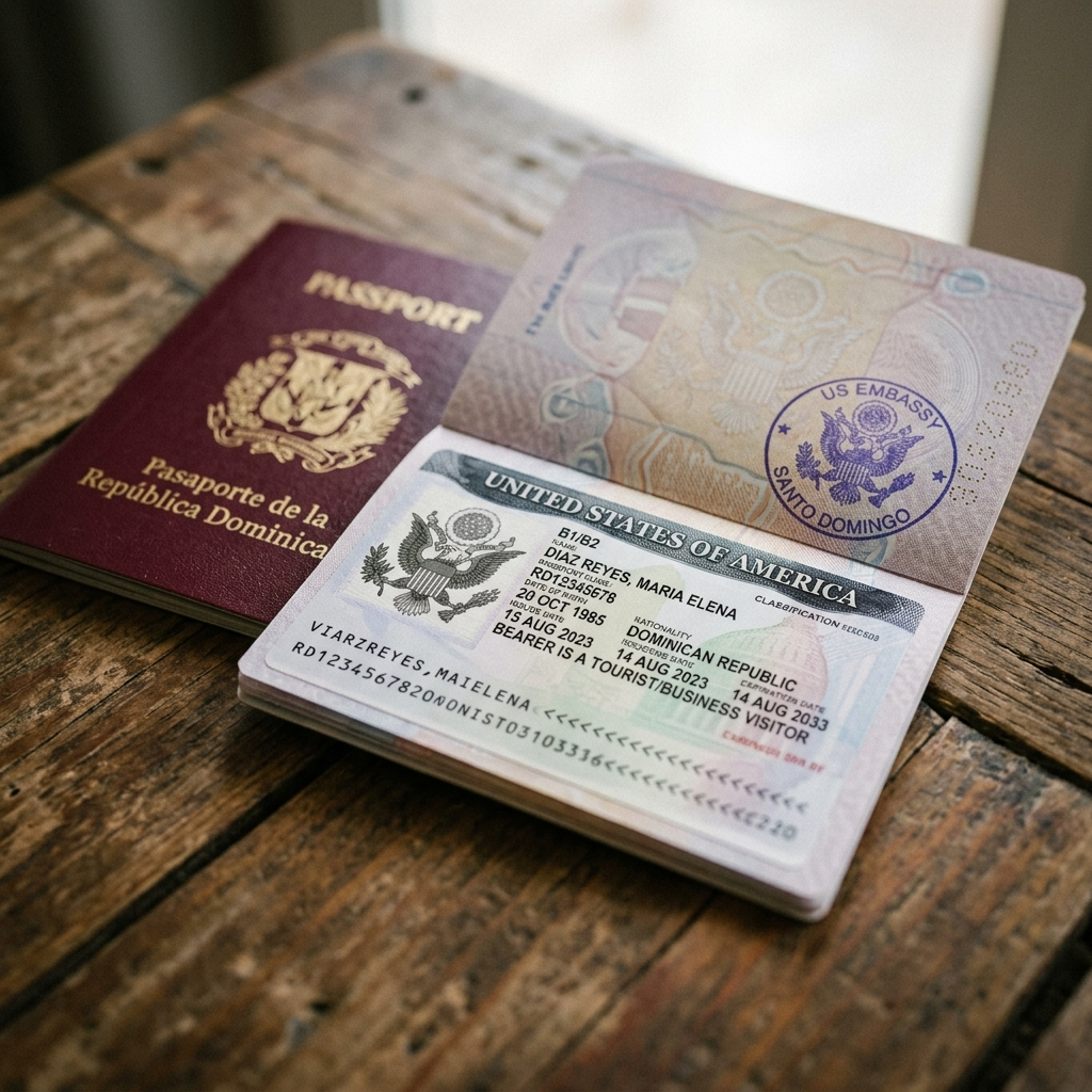 Aprobación de Visa Americana B1/B2 para Dominicanos Pasaporte Estados Unidos