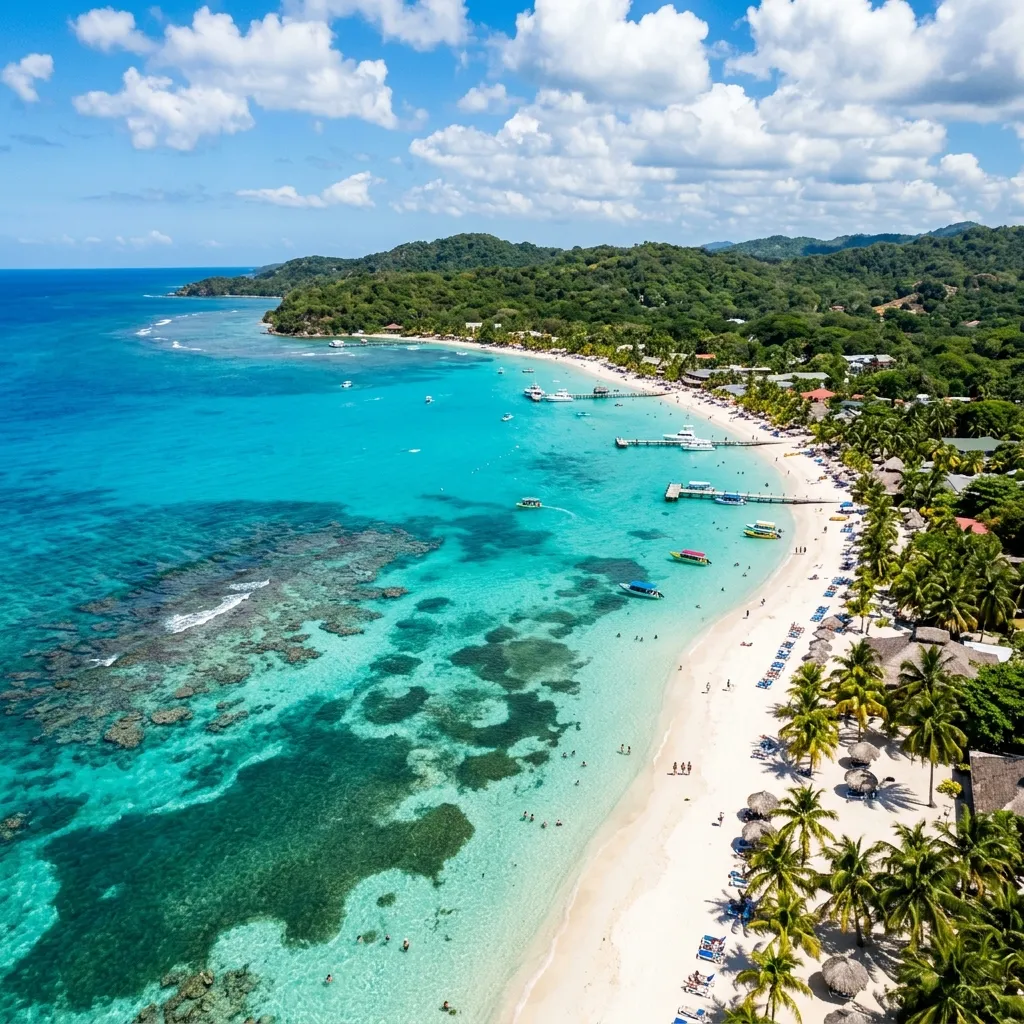 Vuelos baratos a Roatán desde República Dominicana